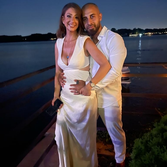 HALSTON HERITAGE Cream Dress - Picture 3 of 4